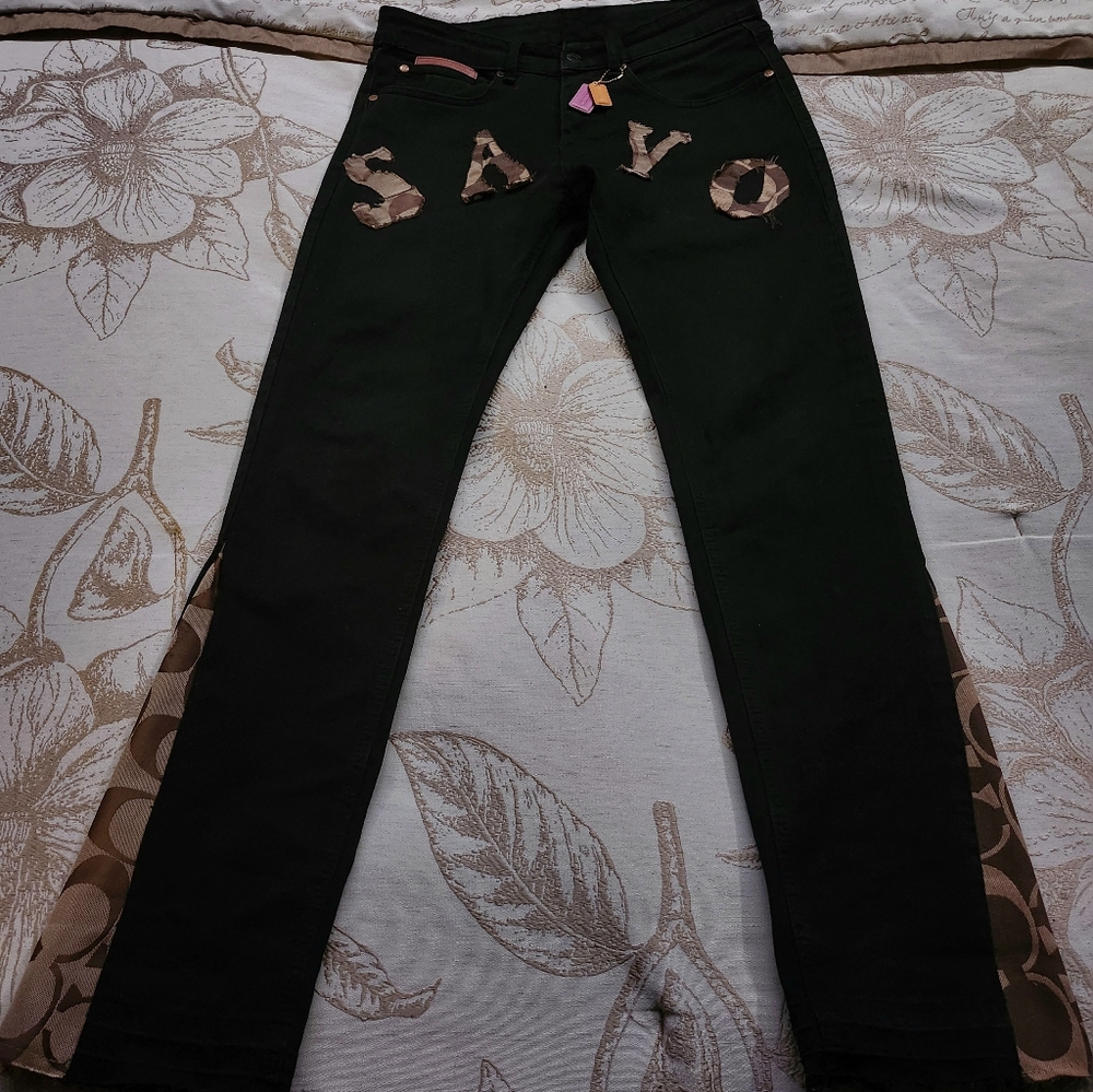 SAVO Custom COACH Stacked Jeans